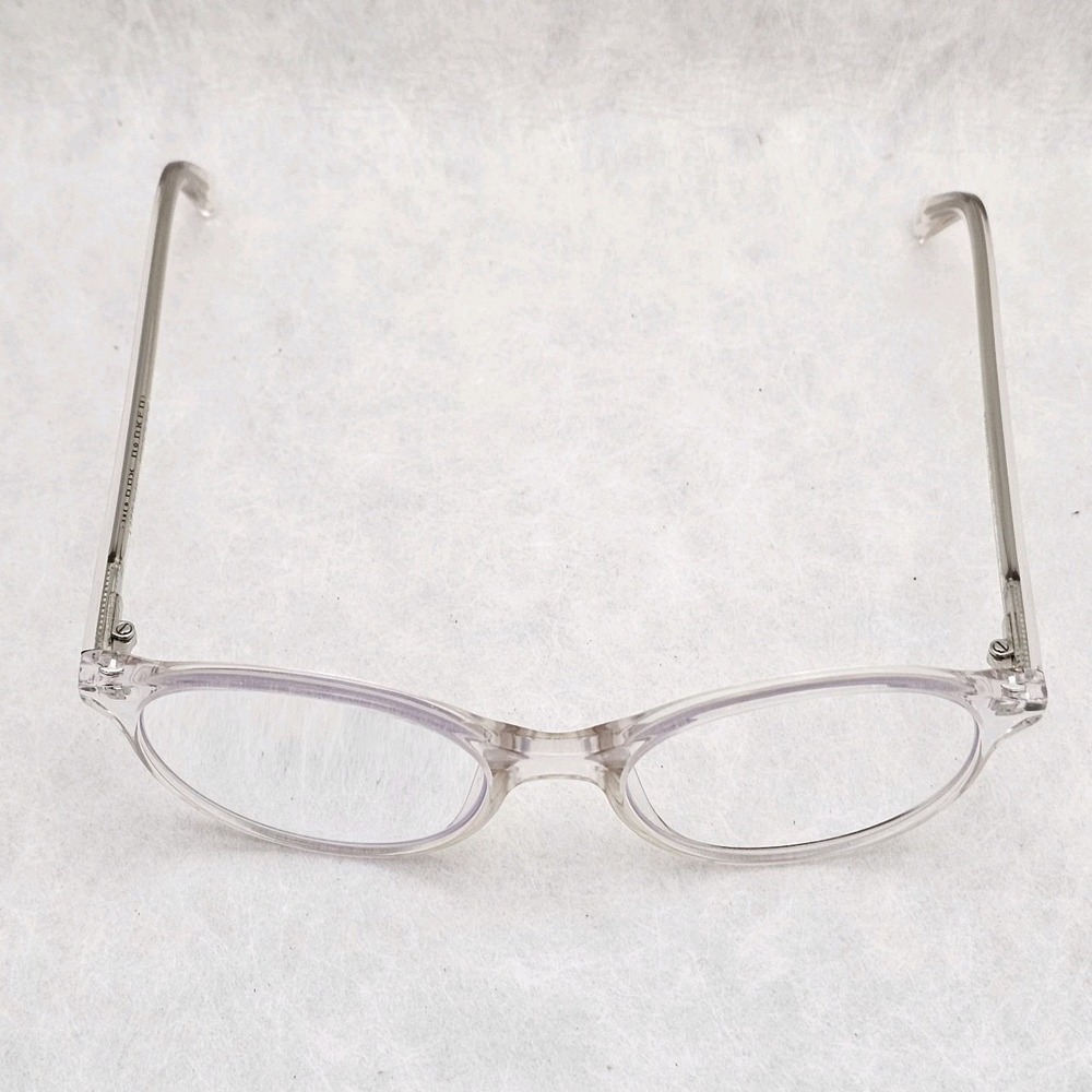 EUC Warby Parker Farris 500 Clear Crystal Eyeglasses Frame 50-18-140 Eyewear - Picture 3 of 10